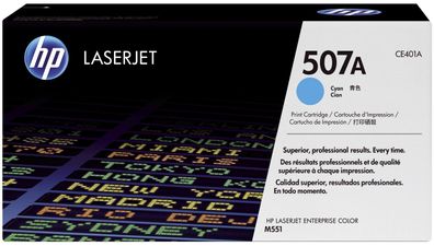 HP CE401A Original HP Tonerkartusche cyan (CE401A,507A,507AC,507ACYAN, O507A, O507AC,