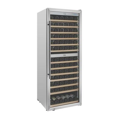 Polar G-Serie Dual-Zone-Weinkühlschrank Edelstahl 109 Flaschen