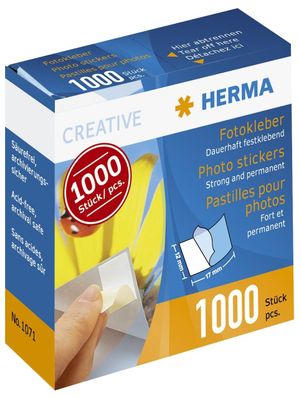 Herma 1071 Fotokleber 1000 Stück im Kartonspender(P)