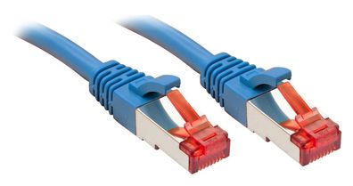 Lindy 47719 Cat6 S/FTP Kabel, blau, 2.00m Patchkabel