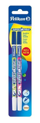 Pelikan 921742 Tintenlöschstift Super Pirat 850F/2/B, Blister