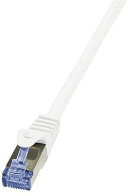 LogiLink CQ3011S Patchkabel Kat. 6A S/FTP 0,25 m weiß