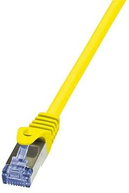 LogiLink CQ3017S Patchkabel Kat. 6A S/FTP 0,25 m gelb