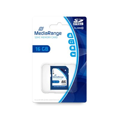 MediaRange MR963 SD Card 16GB MediaRange SDHC CL.10