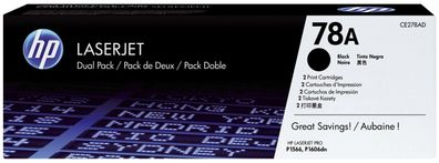 HP CE278AD Original HP Tonerkartusche schwarz Doppelpack (CE278AD,78A,78ABK,78ABLACK,