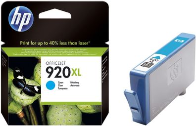 HP CD972AE Original HP Tintenpatrone cyan High-Capacity (CD972AE, D972AE#BGX, D972AE#