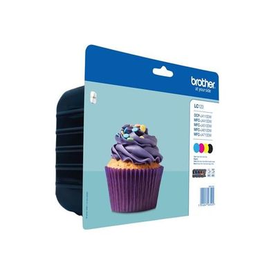 Brother LC123VALBP Brother LC-123 Value Pack BK/C/M/Y