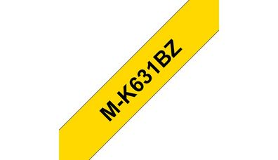brother M-Tape M-K631 Schriftbandkassette, Bandbreite: 12mm