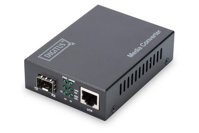 Digitus Gigabit Medienkonverter, RJ45/SFP, Reichweite: 80 km