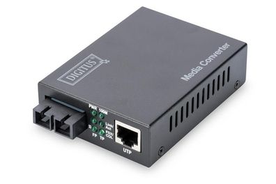 Digitus Fast Ethernet Medienkonverter, RJ45/SC, Multimode