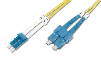 Digitus DK-2932-03 LWL Patchkabel, LC-Duplex - SC-Duplex, OS2, 3,0 m