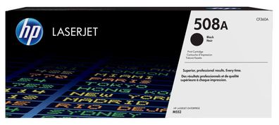 Toner No.508A CF360A f?r hp Color LaserJet, schwarz