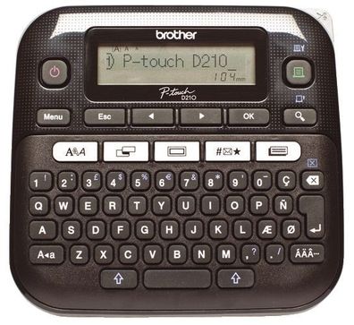 Brother PTD210VPZG1 Beschriftungsgerät P-touch D210VP im Hartschalenkoffer