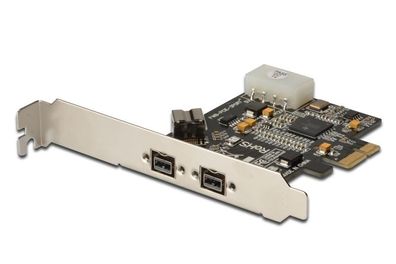 Digitus DS-30203-2 Digitus Firewire 800 PCIe Card 2x9-Pin Extern + 1x9-Pin Intern