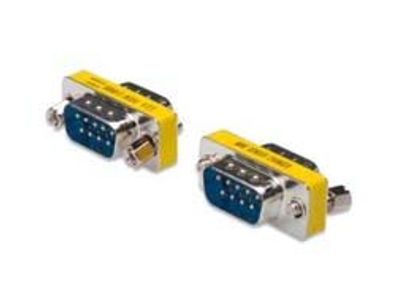 Assmann AK-610505-000-I mini Gender Changer, 9 Pol Sub-D, Stecker - Stecker