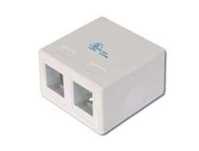 Digitus Professional AT-AG 302A-WH Consolidation-Point Gehäuse für 2x Keystone Modul