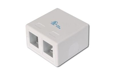 Digitus Professional AT-AG 302A-WH Consolidation-Point Gehäuse für 2x Keystone Modul