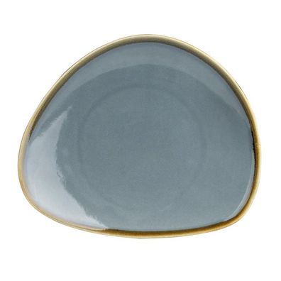 Olympia Kiln dreieckige Teller Ozean 23cm (6 Stück)