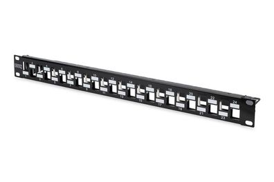 Digitus 19" Modulares Verteilerfeld Kat.6a, 24 Port