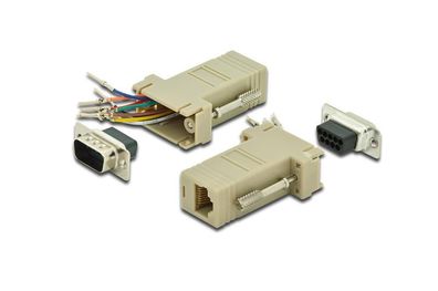 Assmann AK-610517-000-I Adapter, DB9, RJ45, Modular DB9 M, RJ45 F