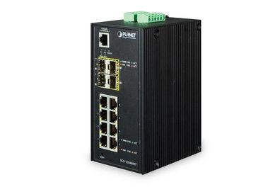 PLANET IGS-12040MT PLANET Industie L2 Managed Switch 8-Port 10/100/1000T 4-Port 100/1