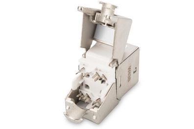 Digitus Keystone Modul Kat.6A(tief) geschirmt, grau