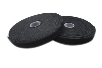 Digitus AK-770905-100-S Haken-und-Schlaufen Verschlussband Gewebe, 10m x 15mm x 2,6 m
