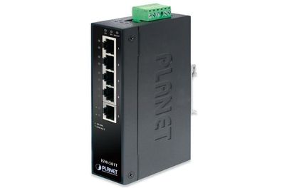 PLANET ISW-501T PLANET Industrieller Fast Ethernet Switch IP30 Slim Type 5-Port (-40
