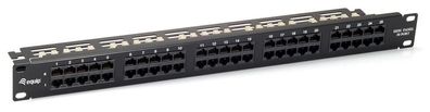 Equip 125295 Equip Patchpanel 50x Cat3 19" 1HE ISDN schwarz
