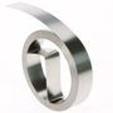 DYMO Pr„geband, 12 mm breit, 3,65 m lang, Aluminium