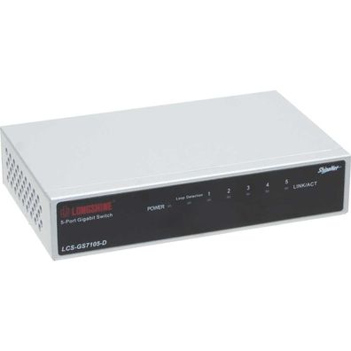 Longshine LCS-GS7105-E Longshine Gigabit Switch, 5-Port, LCS-GS7105-E Metall