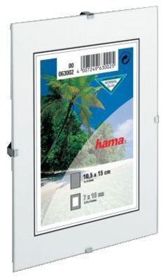 Hama® 63038 Rahmenlose Bilderhalter Clip-Fix - 40 x 60 cm