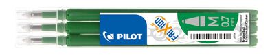 Pilot BLS-FR7-G-S3 Tintenrollermine FriXion BLS-FR7 - 0,4 mm, grün, 3er Pack