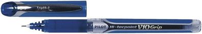 Pilot BXGPN-V10-L Tintenroller Hi-Tecpoint Grip V10 BXGPN-V10, 0,7 mm, blau