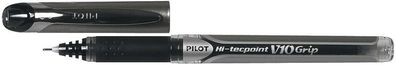 Pilot BXGPN-V10-B Tintenroller Hi-Tecpoint Grip V10 BXGPN-V10, 0,7 mm, schwarz