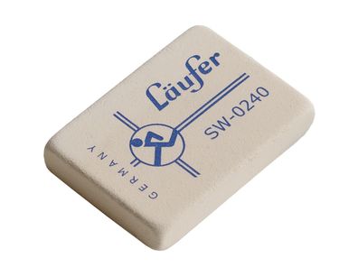 Läufer 02400 Radierer SW für Blei 40x28x7,5mm(P)