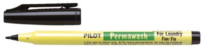 Pilot 4150001 Wäschemarker Permawash schwarz 0,6 mm