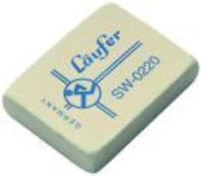 Läufer 02200 Radierer SW für Blei 48x36x10mm
