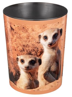 Läufer 26570 Papierkorb - 13 L, Erdmännchen(P)