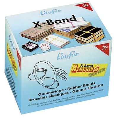 Läufer 59078 X-Bänder Hercules - 25 x 250 mm, 500 g bunt sortiert