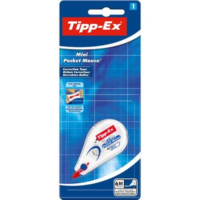Tipp-Ex 8128704 Korrekturroller "Mini Pocket Mouse" Blister