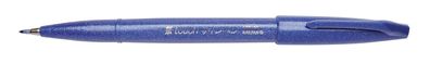 Pentel® SES15C-C Faserschreiber Sign Pen Brush - Pinselspitze, blau