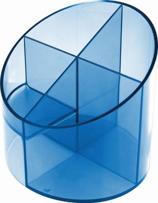 helit Multik”cher Economy Transparent, 4 F„cher, blau
