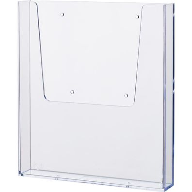 helit H2350202 Wand-Prospekthalter, DIN A4, transparent