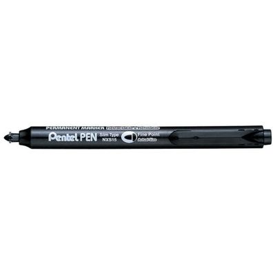 Pentel NXS15-AO Permanent-Marker mit Druckmechanik schwarz