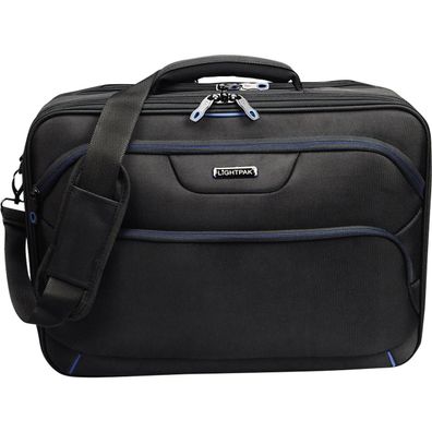 LiGHTPAK Notebook-Tasche "LIMA", Polyester, schwarz