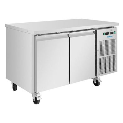 Polar U-Series Doppeltüriger Untertheken-Kühl-/Gefrierschrank 124Ltr