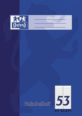 Oxford 100050336 Vokabelheft LIN53 A4 32 Blatt liniert(S)