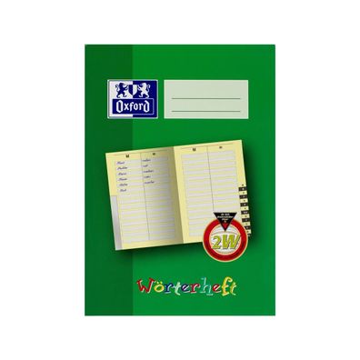 OXFORD 100059868 Wörterheft Lineatur: 2W DIN A5 28 Blatt(S)