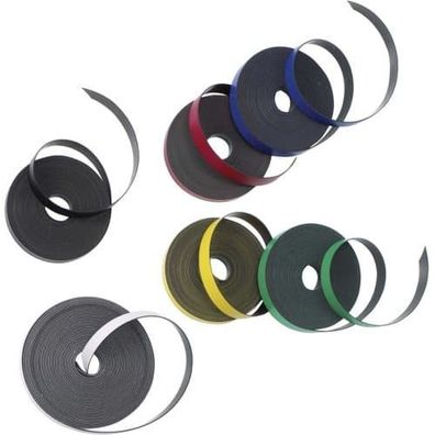 nobo Magnetband, selbstklebend, 10 mm x 10 m, schwarz
